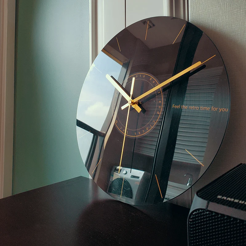 Luxury Watch Wall Clock - Роскошные бесшумные настенные часы для гостиной,