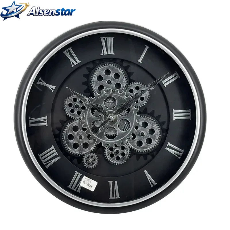 Luxury Watch Wall Clock - Роскошные промышленные настенные часы с шестеренками,