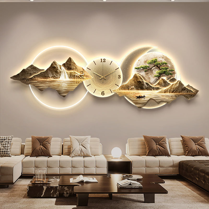 Luxury Watch Wall Clock - Настенные часы для гостиной: художественная роспись,
