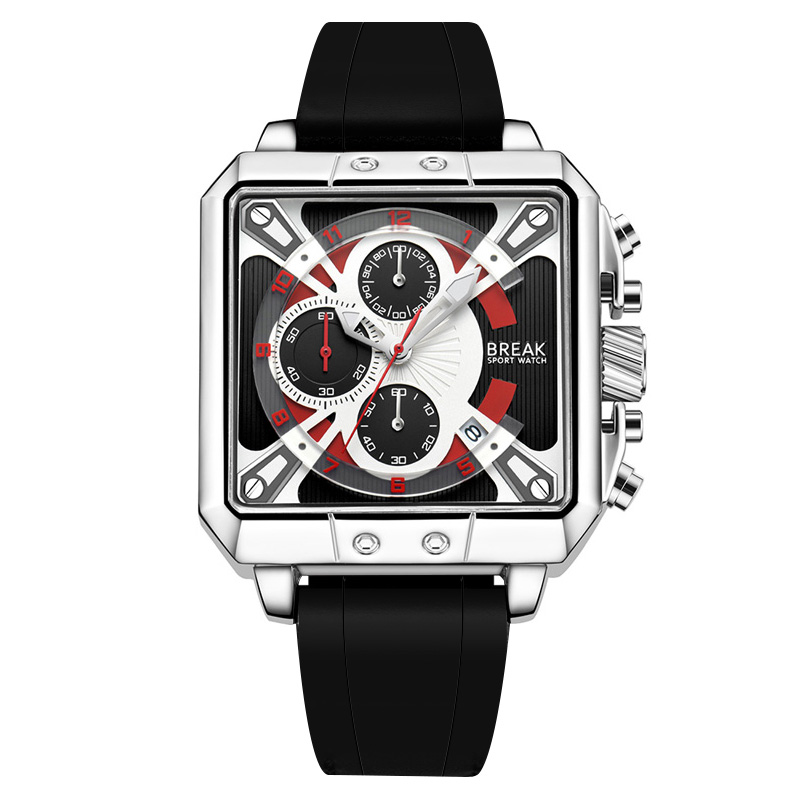 Luxury Watch With Rubber Strap - Новые роскошные лучшие брендовые кварцевые часы