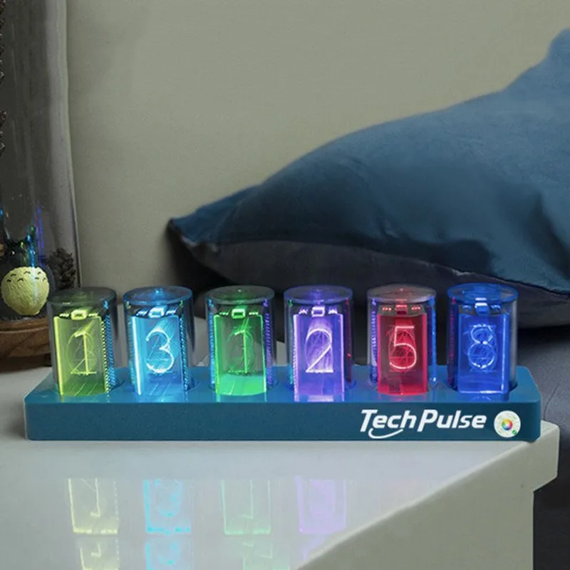 Table Watch Luxury - Настольные часы Nixie Tube с LED-дисплеем,