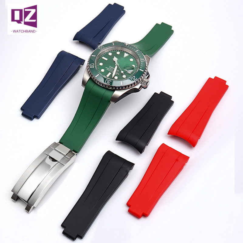 Luxury Watch With Rubber Strap - Резиновый силиконовый ремешок для часов Submariner