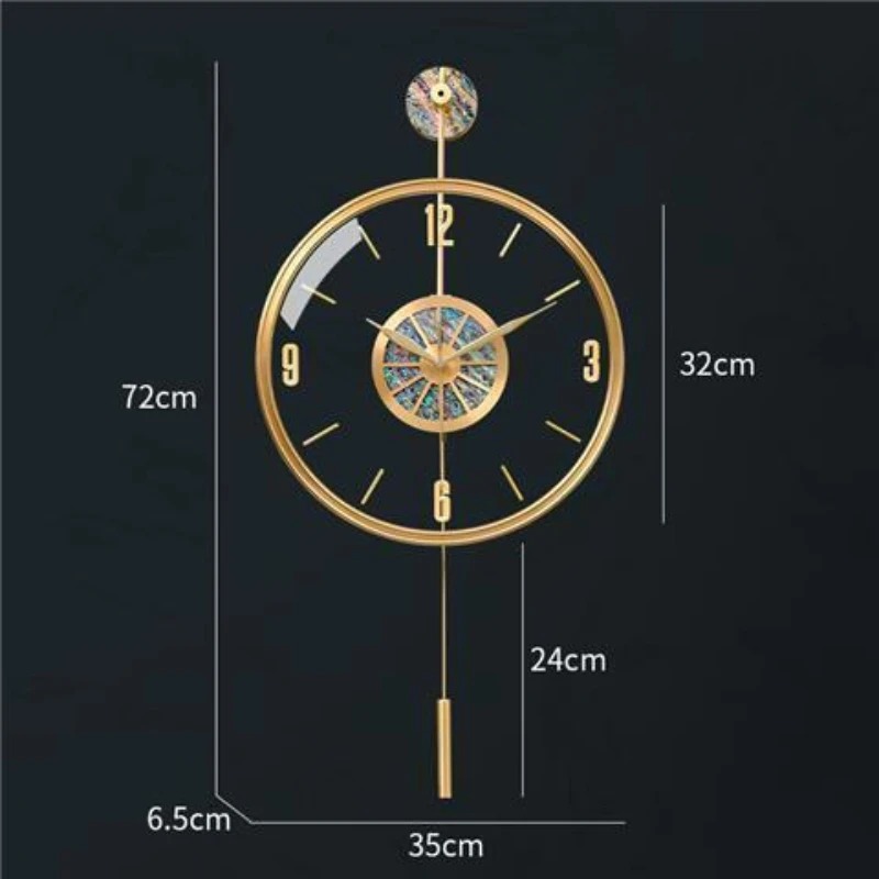 Настенные часы из сплава с рак – обзор и цена Luxury Watch Wall Clock