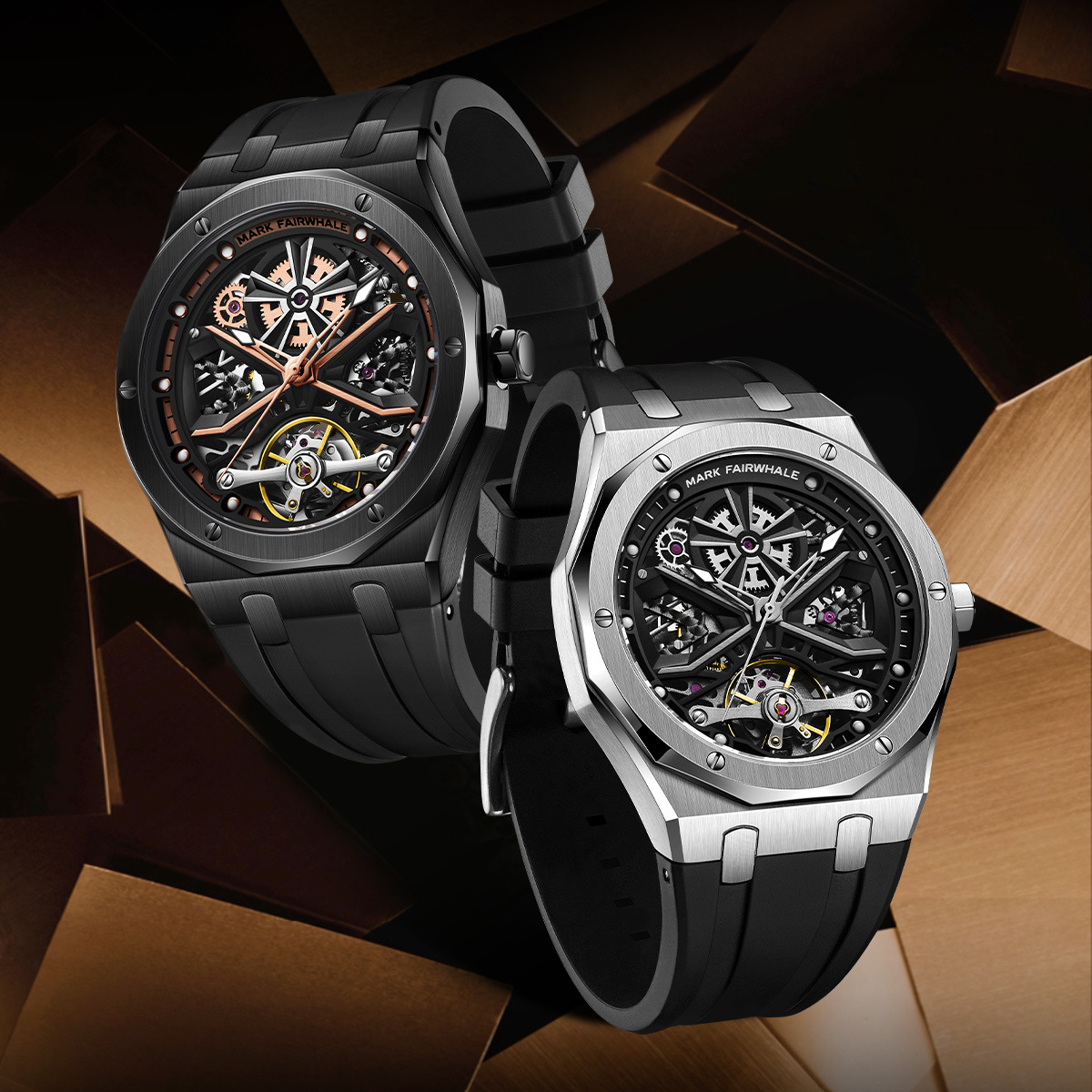 Mark Fairwhal модные часы с ту – обзор и цена Tourbillon Movement Watch