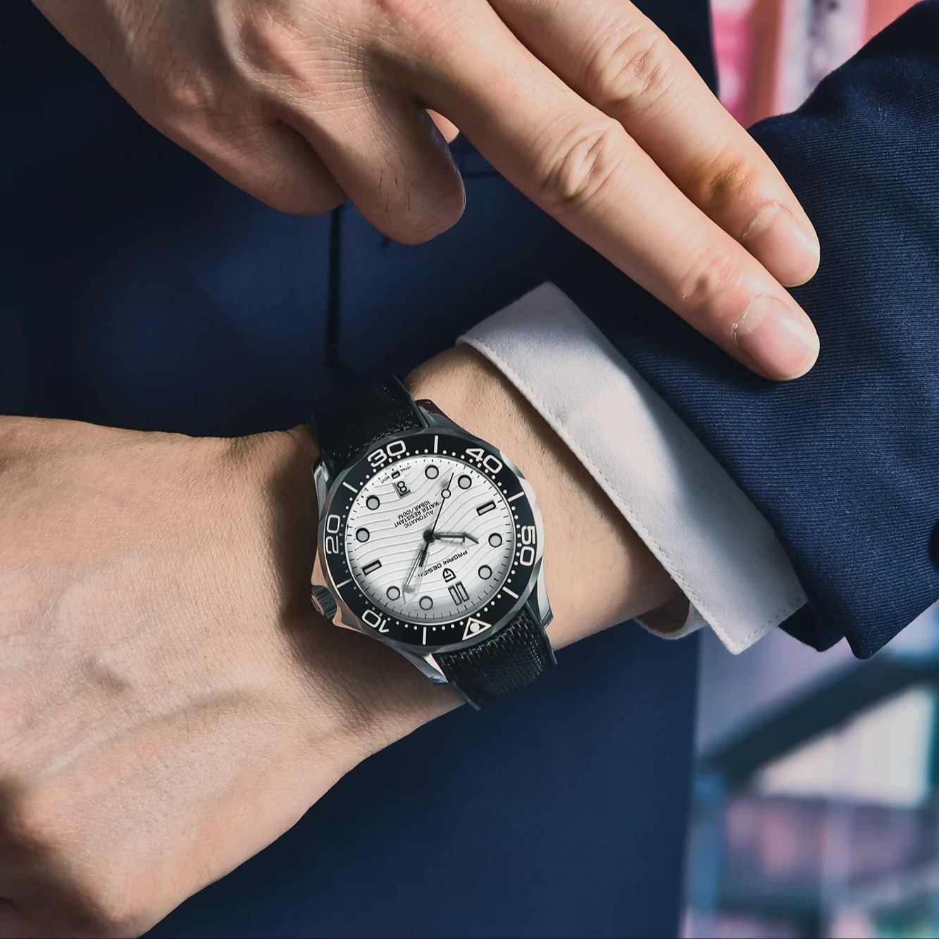 Мужские механические часы PAGA – обзор и цена Luxury Watch With Rubber Strap