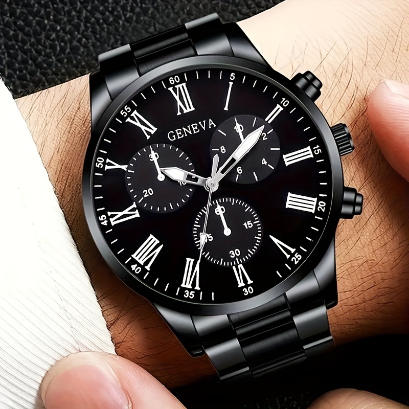 Мужской набор часов Geneva, 4  – обзор и цена Luxury Watch Under 20000
