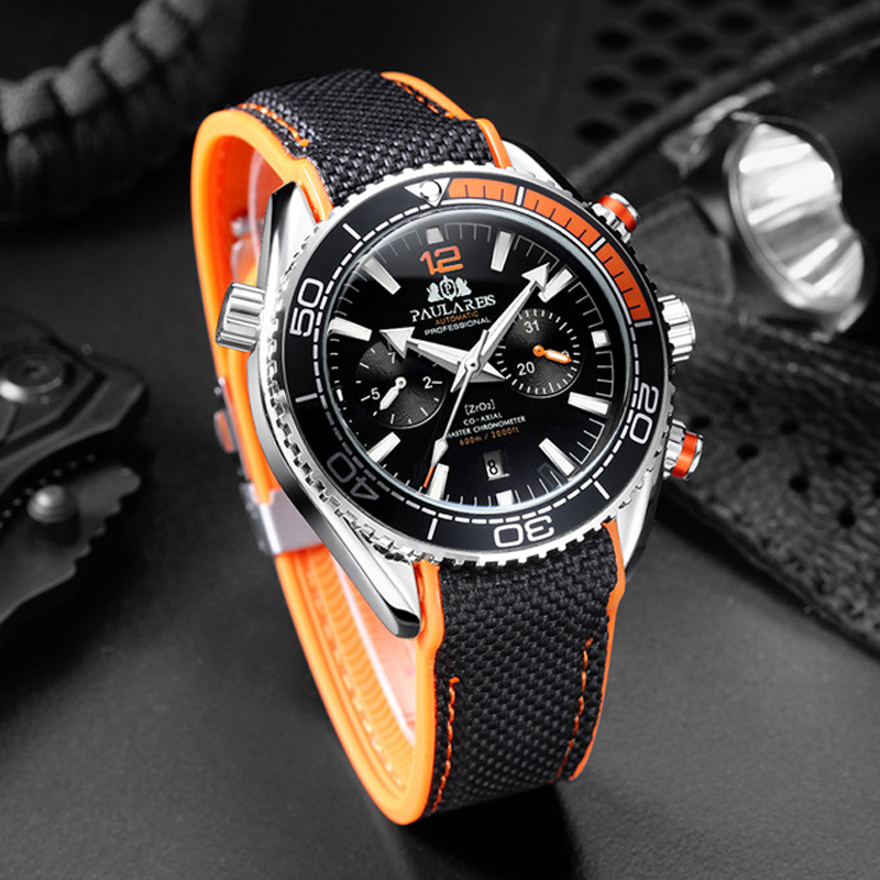 PAULAREIS P Роскошные мужские  – обзор и цена Luxury Watch With Rubber Strap