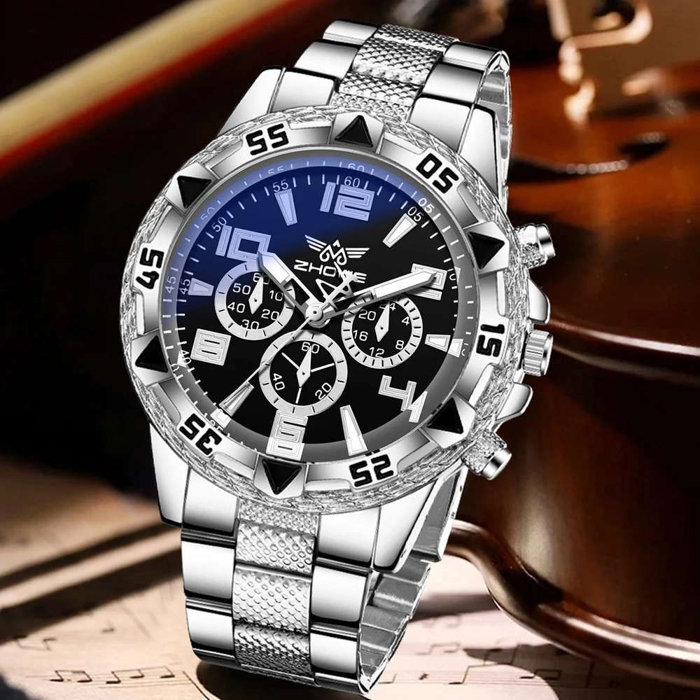 2 шт. серебряный мужской набор – обзор и цена Luxury Watch Under 20000