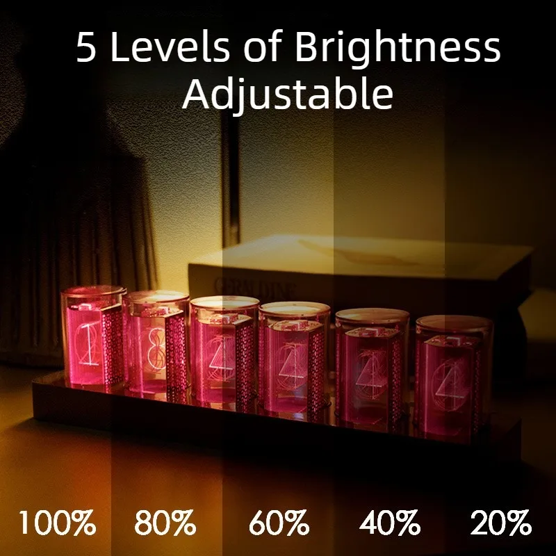 Настольные часы Nixie Tube с L – обзор и цена Table Watch Luxury