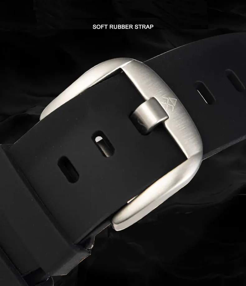 KAFYASE Мужские автоматические – обзор и цена Luxury Watch With Rubber Strap
